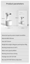 Load image into Gallery viewer, Water Drop Backflow Anti gravity Humidifier LED Time Display_7